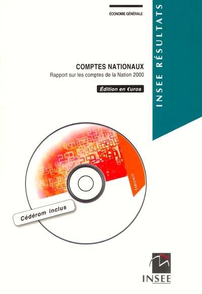 Rapport sur les comptes de la Nation 2000 en euros