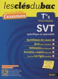 SVT terminale S, spécifique et spécialité : nouveau programme