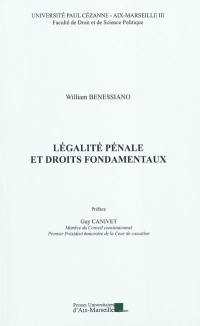 Légalité pénale et droits fondamentaux