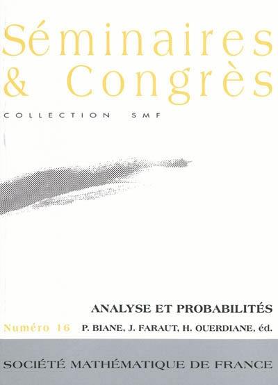 Analyse et probabilités