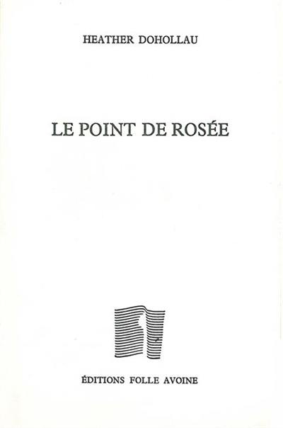 Le point de rosée