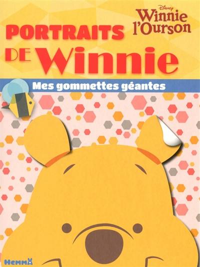 Portraits de Winnie : mes gommettes géantes