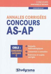 Annales corrigées concours AS-AP : cible, concours catégorie C