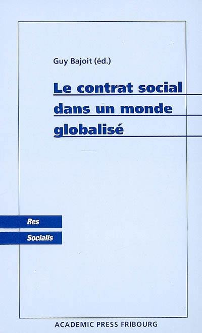 Le contrat social dans un monde globalisé