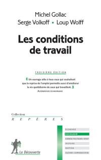 Les conditions de travail