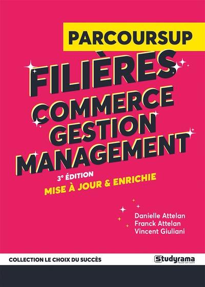 Parcoursup filières commerce, gestion, management