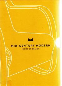 Mid-Century Modern 4 concertina book set