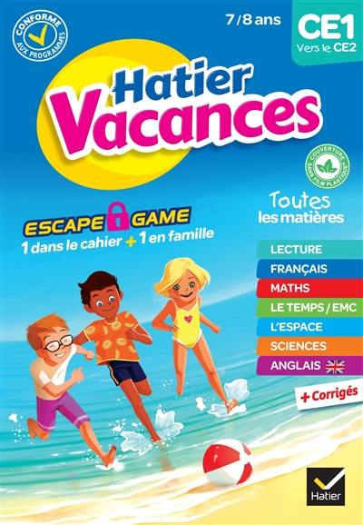 Hatier vacances, CE1 vers le CE2, 7-8 ans : conforme aux programmes