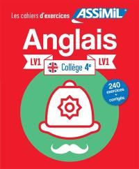 Anglais, collège 4e, LV1