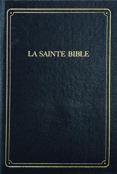 La sainte Bible