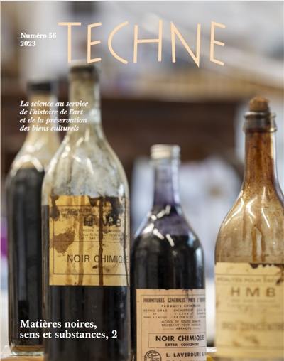 Techné, n° 56. Matières noires, sens et substances, 2