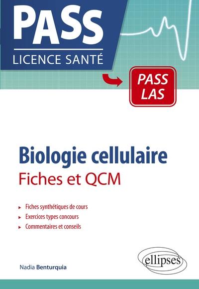 Biologie cellulaire : fiches et QCM