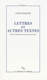 Lettres : et autres textes