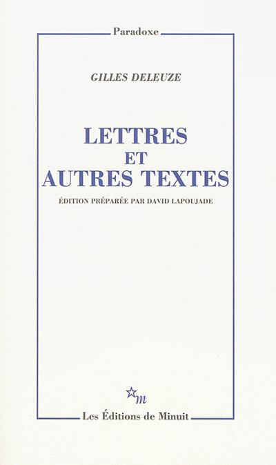 Lettres : et autres textes