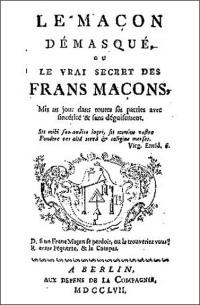 Le maçon démasqué ou Le vrai secret des frans maçons : Berlin 1757