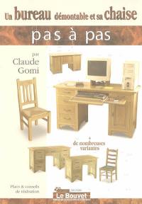 Un bureau démontable et sa chaise