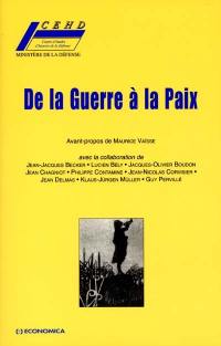 De la guerre à la paix