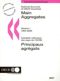 Comptes nationaux des pays de l'OCDE. Vol. 1. Main agregates : 1994-2005. Principaux agrégats : 1994-2005. National accounts of OECD countries. Vol. 1. Main agregates : 1994-2005. Principaux agrégats : 1994-2005