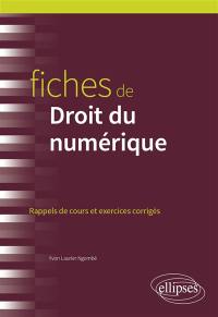 Fiches de droit du numérique : rappels de cours et exercices corrigés