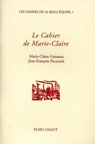 Le cahier de Marie-Claire