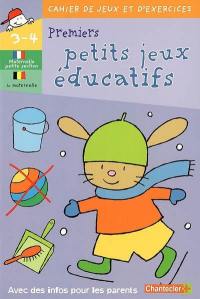 Premiers petits jeux éducatifs maternelle petite section, 1re maternelle, 2-4 ans