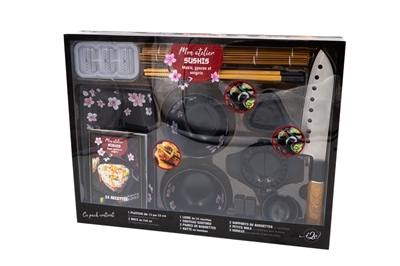 Mon atelier sushis, makis, gyozas et onigiris : coffret