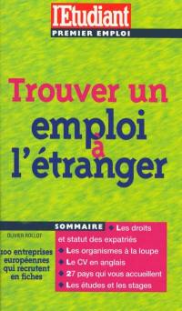 Trouver un emploi à l'étranger : édition 2000