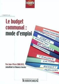 Le budget communal : mode d'emploi