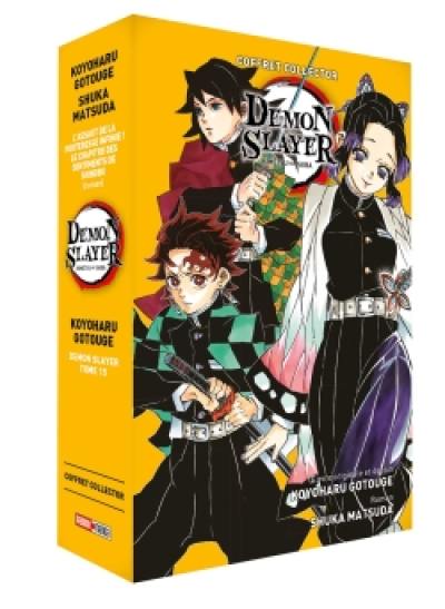 Coffret Demon Slayer : manga volume 15 + roman volume 6