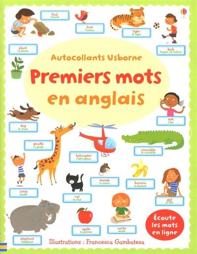 Premiers mots en anglais