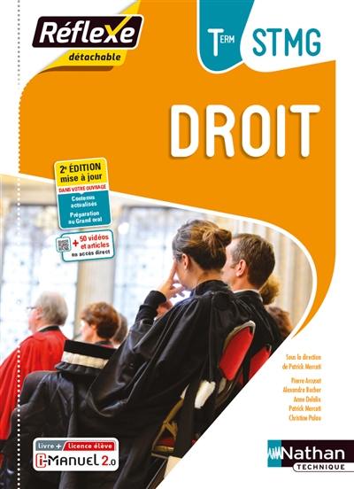 Droit terminale STMG : livre + licence élève