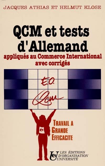 QCM et tests d'allemand appliqués au commerce international