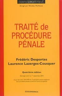 Traité de procédure pénale