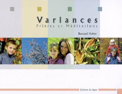 Variances : prières et méditations