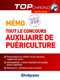 Mémo tout le concours auxiliaire de puériculture