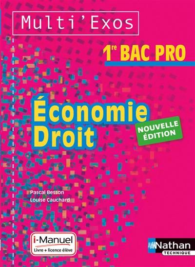 Economie, droit : 1re bac pro