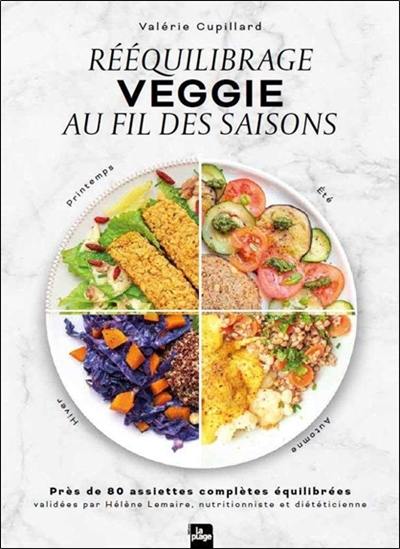 Rééquilibrage veggie au fil des saisons : près de 80 assiettes complètes équilibrées