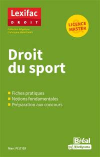 Droit du sport : licence, master