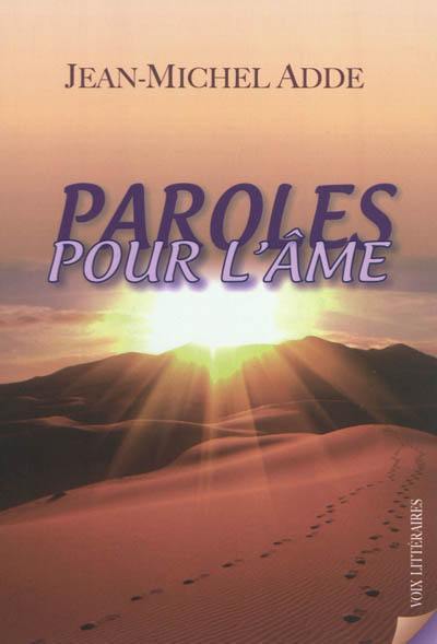 Paroles pour l'âme