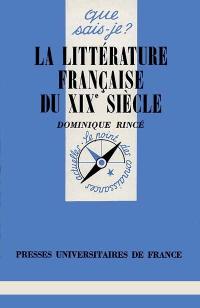 La Littérature française du 19e siècle