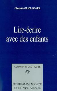 Lire-écrire avec des enfants