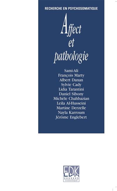 Affect et pathologie