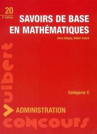 Savoirs de base en mathématiques : catégorie C