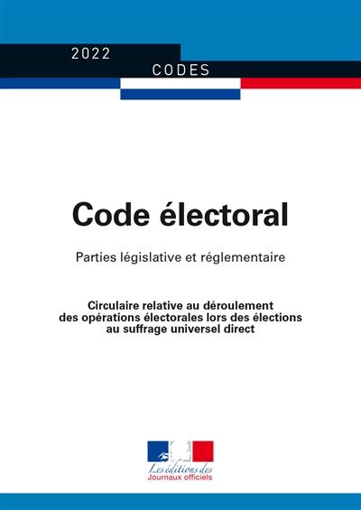 Code électoral : parties législative et réglementaire