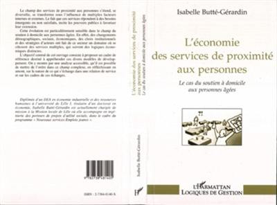 L'économie des services de proximité aux personnes : le cas du soutien à domicile aux personnes âgées