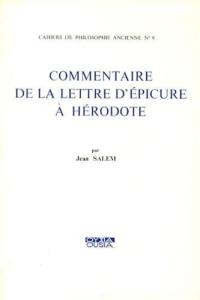 Commentaire de la lettre d'Epicure à Hérodote