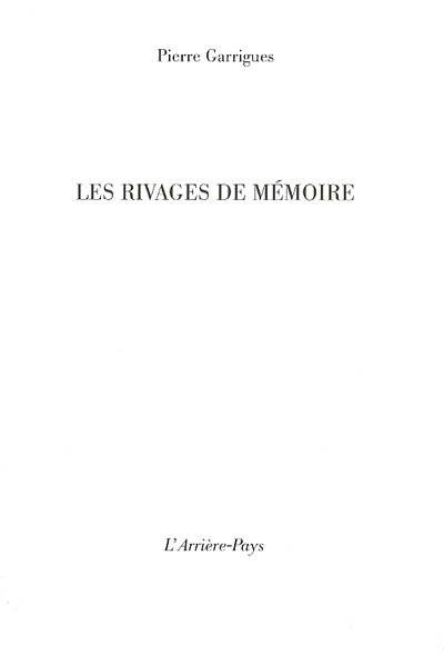 Les rivages de mémoire