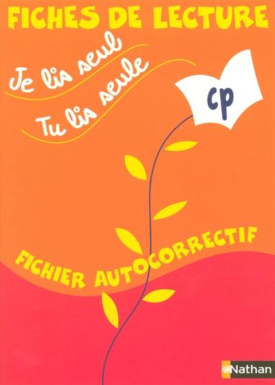 Je lis seul, tu lis seule CP : fichier autocorrectif