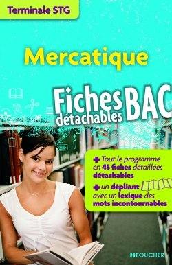 Mercatique terminale STG : fiches détachables bac