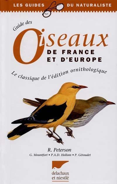 Guide des oiseaux de France et d'Europe